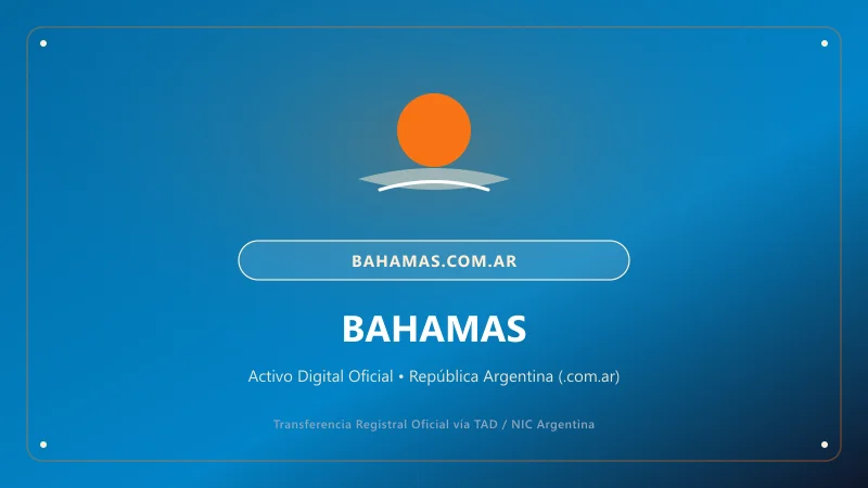 Composición visual de Bahamas para el portal bahamas.com.ar